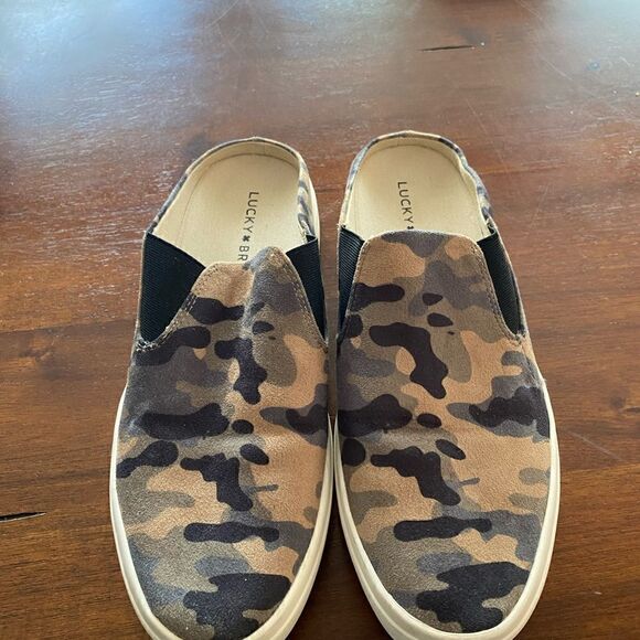 Lucky Brand Shoes - Lucky Brand Camo Mules Size 7 1/2